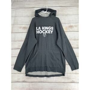 Adidas NHL LA Kings Hockey Hoodie Sweatshirt Mens XXL Gray White